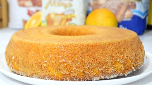 Bolo de Laranja com Cenoura