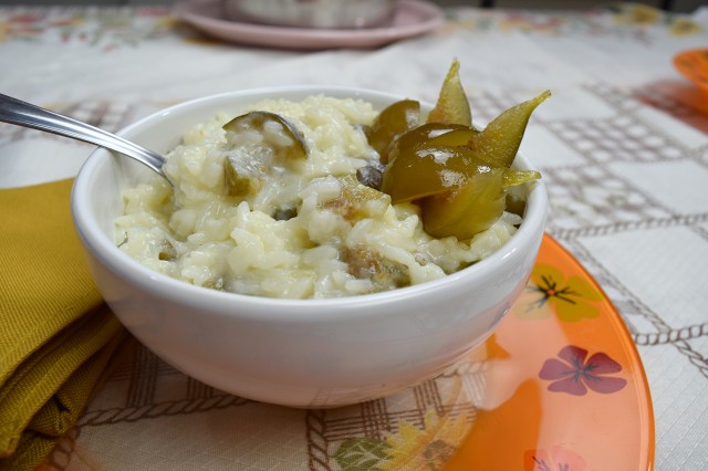 Risoto de Figo com Leite de Coco Cerealista Marx